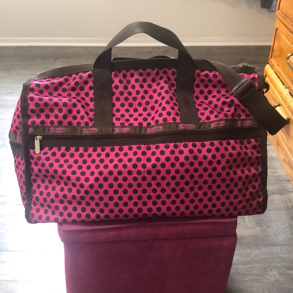 LeSportSac Travel Bag Polka Dot - Picture 2 of 6